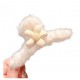 Little B House Fluffy Heart Hair Claw Clip Plush Hairpin Hair Claw Hair Accessories Klip Rambut - H74