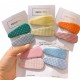 Little B House Korean Polka Dot Hairpin Drop Dot Fabric Lattice Hair Clip Ball Side Clip Klip Rambut -H43