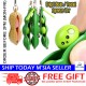 Little B House Fidget Toy Squeeze Peanut Stress Relief Squishy Pea Pod Bean Edamame Keychain Mainan Mini - BT340
