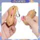 Little B House Fidget Toy Squeeze Peanut Stress Relief Squishy Pea Pod Bean Edamame Keychain Mainan Mini - BT340