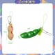 Little B House Fidget Toy Squeeze Peanut Stress Relief Squishy Pea Pod Bean Edamame Keychain Mainan Mini - BT340
