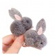 Little B House Korean Cute Hair Ball Rabbit Hari Clip For Girls Hair Accessories Kepit Rambut Arnab - H76