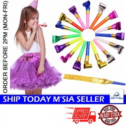 Little B House Birthday Party Toy Blow Dragon Whistle Roll Horn Props Blowing Dragon Whistle Wisel Party - BT239