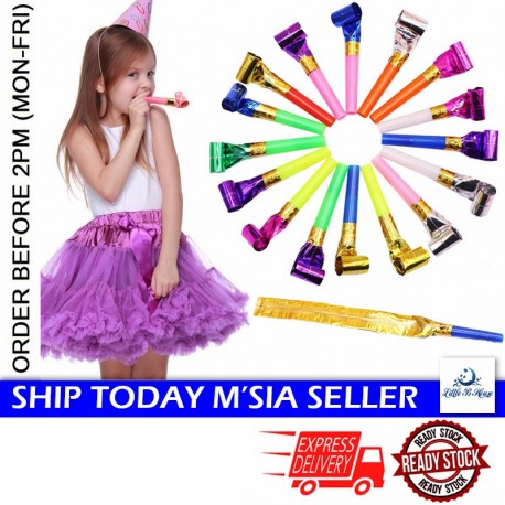 Little B House Birthday Party Toy Blow Dragon Whistle Roll Horn Props Blowing Dragon Whistle Wisel Party - BT239