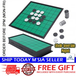 Little B House Magnetic Foldable Reversi Othello Board Chess Children Family Game Educational Catur -BT274