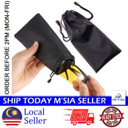 Little B House Microfiber Cloth Sunglasses Bag Glasses Pouch Microfiber Pouch Bag Black Color Beg Cermin Mata - SP06