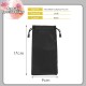 Little B House Microfiber Cloth Sunglasses Bag Glasses Pouch Microfiber Pouch Bag Black Color Beg Cermin Mata - SP06