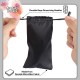 Little B House Microfiber Cloth Sunglasses Bag Glasses Pouch Microfiber Pouch Bag Black Color Beg Cermin Mata - SP06