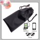 Little B House Microfiber Cloth Sunglasses Bag Glasses Pouch Microfiber Pouch Bag Black Color Beg Cermin Mata - SP06