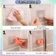 Little B House Punch free Wall mounted Multifunction Mop Hook Up Hanger Organizer Klip Mop Penyapu - KW06