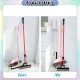 Little B House Punch free Wall mounted Multifunction Mop Hook Up Hanger Organizer Klip Mop Penyapu - KW06