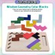 [Little B House] Wooden Russian Block Tetris Game Smart Variety Jigsaw Puzzle Toys Mainan Teka Teki - BT140