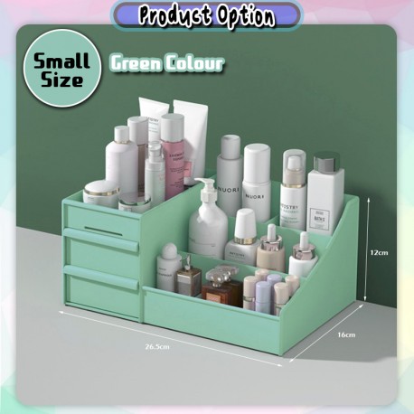 Little B House Cosmetic Storage Box Makeup Organizer Container Skin Care Rack Kotak Simpanan - MU04