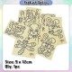 Little B House Sand Painting Pictures Drawing DIY Color Art Paper Kid Education Toy Lukisan Pasir - BT262