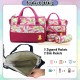 Little B House 5pcs Baby Diaper Bag Suits Mommy Maternity Bag Sets Nappy Changing Diaper Messenger Beg Mama - BAG04