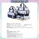 Little B House 5pcs Baby Diaper Bag Suits Mommy Maternity Bag Sets Nappy Changing Diaper Messenger Beg Mama - BAG04