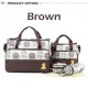 Little B House 5pcs Baby Diaper Bag Suits Mommy Maternity Bag Sets Nappy Changing Diaper Messenger Beg Mama - BAG04