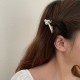 [Little B House]Korean Girls Metal Hair Comb Sweet Simple Golden Color Hairpin Pin Rambut -H48
