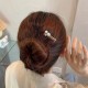 [Little B House]Korean Girls Metal Hair Comb Sweet Simple Golden Color Hairpin Pin Rambut -H48