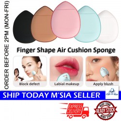 Little B House Mini Finger Air Cushion Sponge Highlighter Makeup Puff Beauty Blender Puff Solek Mini - MU13