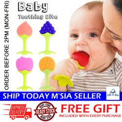 Little B House Fruit Silicone Baby Teether Toy BPA Free Teething Gel Teether Bayi Gigit Buah -TW20