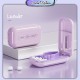 Little B House Travel Pill Compartment Case Storage Medicine Splitter with Cutter Blade Kotak Ubat - TV03