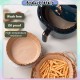 Little B House Air Fryer Parchment Paper Liners Non-Stick Paper Pad Baking Paper Tray Kertas Air - KW48