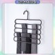 Little B House 5 Layers Hanger Towel Pants Clothes Scarf Tie Towel Holder Wardrobe Closet 多功能裤架 Penyangkut Tudung-SO30