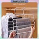 Little B House 5 Layers Hanger Towel Pants Clothes Scarf Tie Towel Holder Wardrobe Closet Penyangkut Tudung-SO30