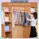 Little B House 5 Layers Hanger Towel Pants Clothes Scarf Tie Towel Holder Wardrobe Closet Penyangkut Tudung-SO30