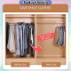 Little B House 5 Layers Hanger Towel Pants Clothes Scarf Tie Towel Holder Wardrobe Closet Penyangkut Tudung-SO30