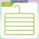 Little B House 5 Layers Hanger Towel Pants Clothes Scarf Tie Towel Holder Wardrobe Closet Penyangkut Tudung-SO30