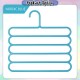 Little B House 5 Layers Hanger Towel Pants Clothes Scarf Tie Towel Holder Wardrobe Closet Penyangkut Tudung-SO30