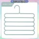 Little B House 5 Layers Hanger Towel Pants Clothes Scarf Tie Towel Holder Wardrobe Closet Penyangkut Tudung-SO30