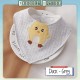 [Little B House] Baby Handkerchief Baby Triangle Scarf Cotton Baby Bib Saliva 口水巾 Bibs Baby -BB07