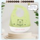 [Little B House] Baby Bibs Waterproof Silicone Baby Bib With Pocket Feeding Bib 硅胶围嘴 宝宝围兜 Bib Makan Baby - BB09