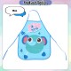 [Little B House] Cute Kids Apron For kids Waterproof Art Painting Apron With Arm Sleeves Apron Kanak Kanak - BB11