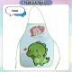 [Little B House] Cute Kids Apron For kids Waterproof Art Painting Apron With Arm Sleeves Apron Kanak Kanak - BB11