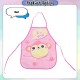 [Little B House] Cute Kids Apron For kids Waterproof Art Painting Apron With Arm Sleeves Apron Kanak Kanak - BB11