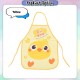 [Little B House] Cute Kids Apron For kids Waterproof Art Painting Apron With Arm Sleeves Apron Kanak Kanak - BB11
