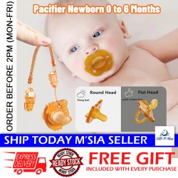 [Little B House] Newborn Pacifier Baby Nipples Silicone Comfort Nano Silver Pacifier Puting Baby Anti Jongang -BP03