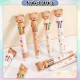 [Little B House] Cute Bear 10 Colors Ballpoint Pen Ball Pens Kids Stationery Gifts for Children 卡通圆珠笔 Pen Comel - ST01