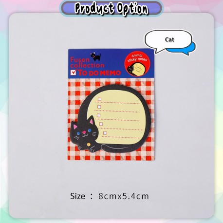 [Little B House] Cute Sticky Notes Memo Fast Pad Planner Tear Off Sticker Reminder Bookmark Gifts 创意便利贴 Pad Memo -ST03