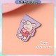 [Little B House] Cute Cartoon Magnetic Bookmark Mini Aesthetic Magnet Bookmarks Book Markers Penanda Buku -ST04