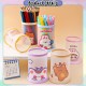 [Little B House] Cartoon Pen Holder Office Table Stationery Cosmetic Brush Storage Pen Container 收纳笔筒 Kotak Pensil - ST05