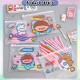 [Little B House] File Storage Bag Pen Zipper Transparent Pencil Bag Stationery PVC Pouch 拉链试笔袋 文具收纳袋 Beg Pensil -ST06