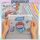 [Little B House] File Storage Bag Pen Zipper Transparent Pencil Bag Stationery PVC Pouch Beg Pensil -ST06