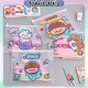 [Little B House] File Storage Bag Pen Zipper Transparent Pencil Bag Stationery PVC Pouch Beg Pensil -ST06