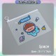 [Little B House] File Storage Bag Pen Zipper Transparent Pencil Bag Stationery PVC Pouch 拉链试笔袋 文具收纳袋 Beg Pensil -ST06