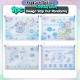 [Little B House] File Storage Bag Pen Zipper Transparent Pencil Bag Stationery PVC Pouch Beg Pensil -ST06